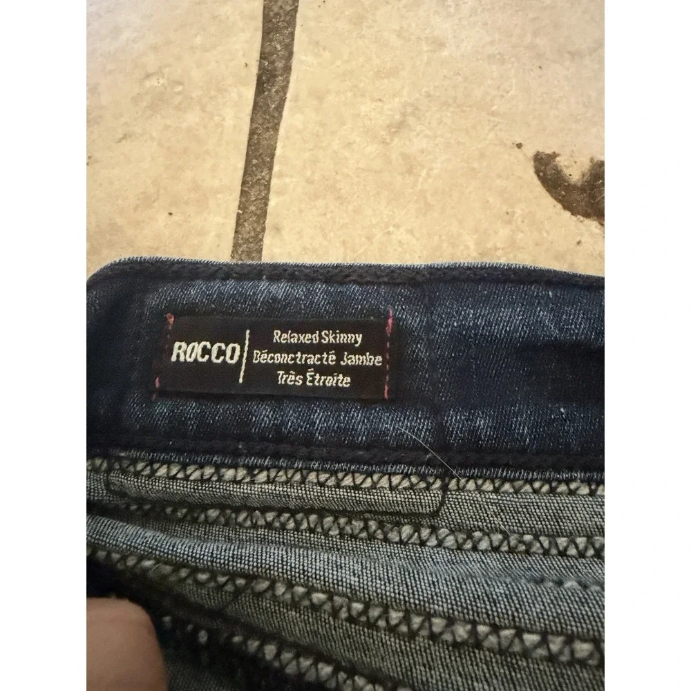 True Religion Distressed Mens Rocco Relaxed Skinny Size‎ 38x32